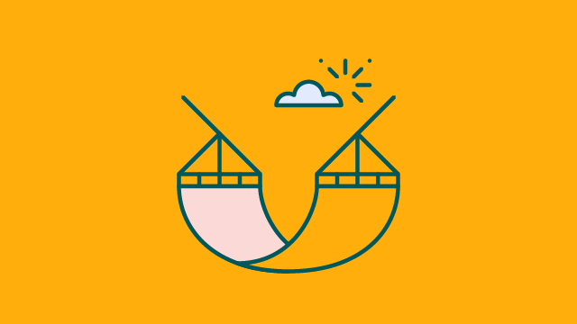 Illustration of a hammock